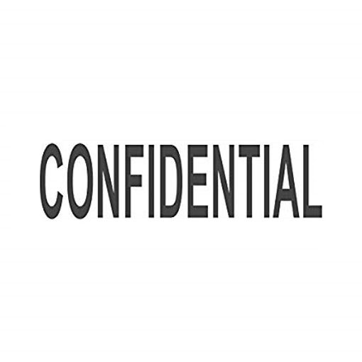 Picture of CONFIDENTIAL STAMP